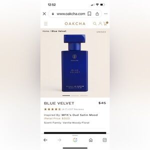 Oakcha’s Blue Velvet